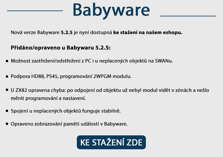 Babyware aktualizace 
