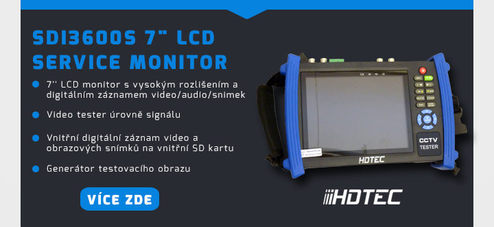 SDI3600S 7" LCD service monito