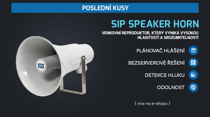 SIP speaker horn
