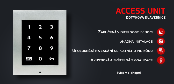 Access Unit Dotyková klávesnice