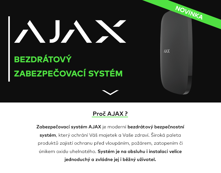 Bezdrátový zabezpečovací systém Ajax