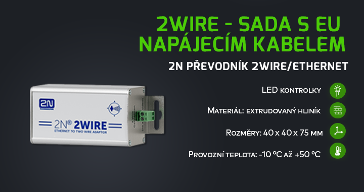 2Wire - sada s EU napájecím kabelem