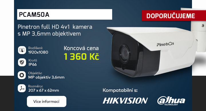PCAM50A 4v1 3.6mm