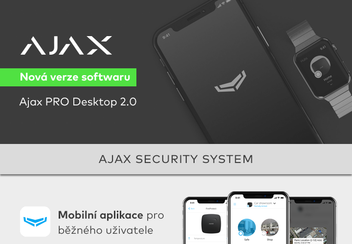Ajax - Nová verze softwaru