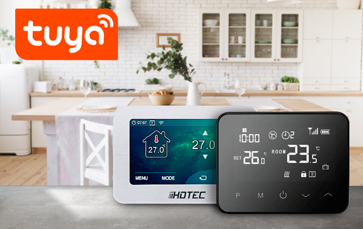 WiFi termostaty Tuya