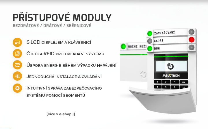    Přístupové moduly   