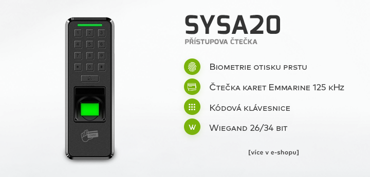    SYSA20 - přístupová čtečka    