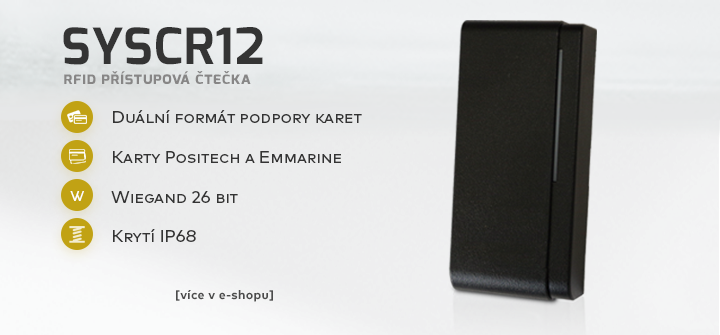    SYSCR12 - RFID přístupová čtečka     