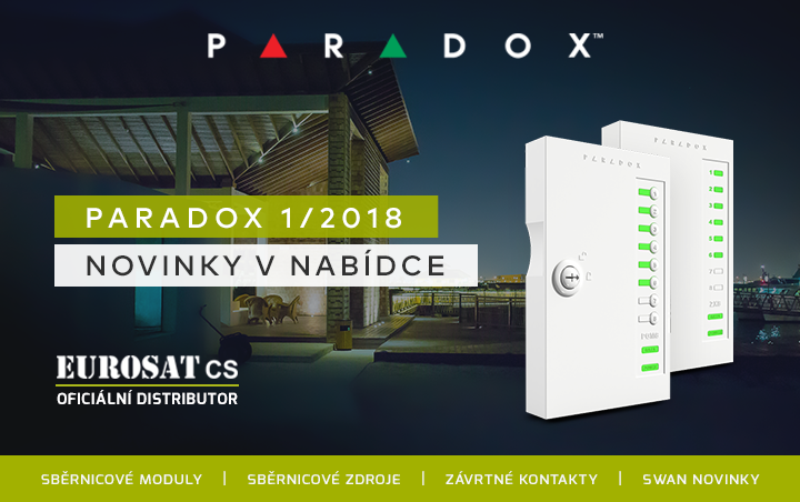 |  Paradox novinky v nabídce  |  
