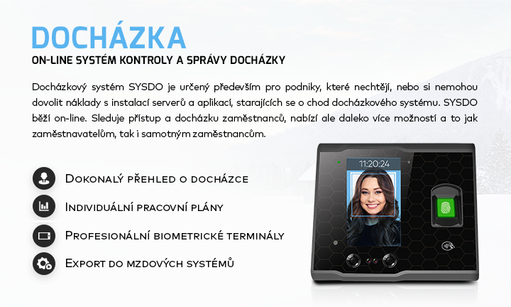 |  On-line systém docházky  |