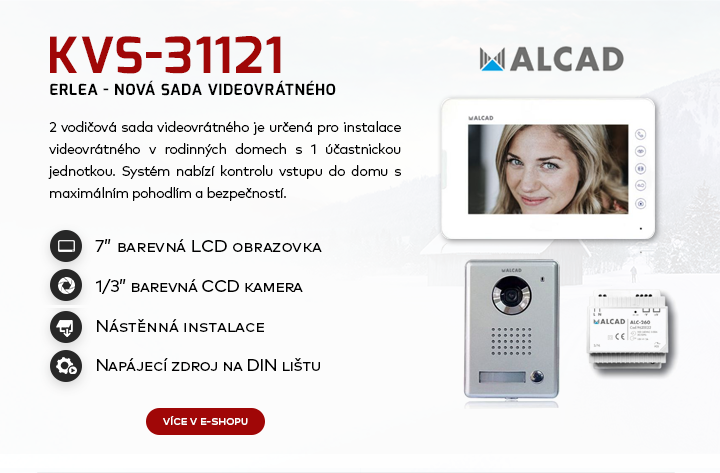 |  Nová sada videovrátného Alcad  |