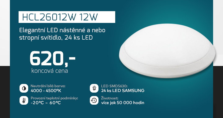 |  Elegantní LED nástěnné svítidlo  |
