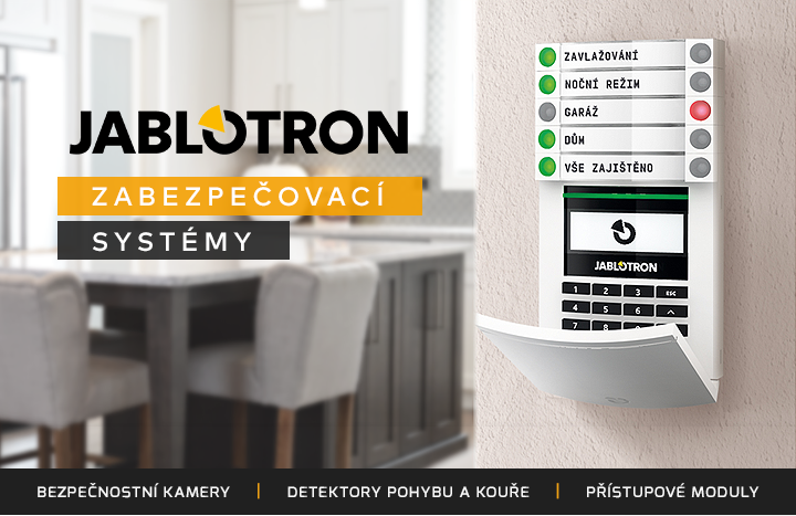 |  Zabezpečovací systémy Jablotron  |