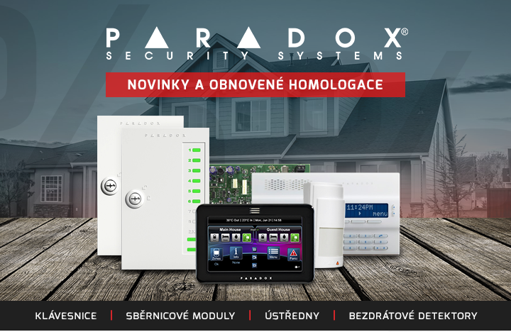 |  Novinky a obnovené homologace Paradox  |