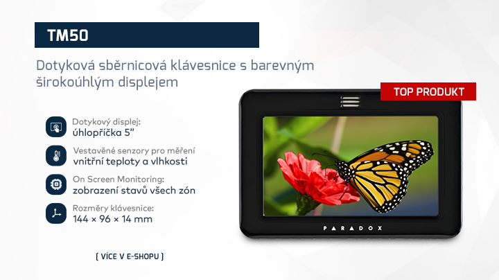 |  Dotyková klávesnice TM50  |