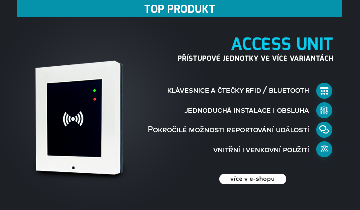 |  Access Unit - IP přístupové jednotky  |