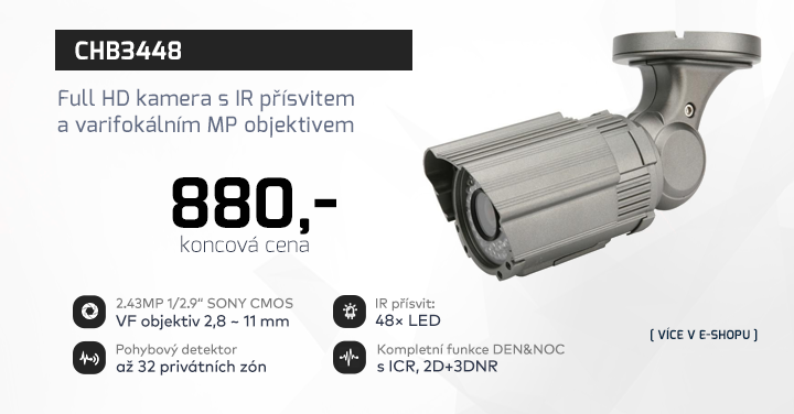 |  CHB3448 - Full HD kamera s varifokálním objektivem  |