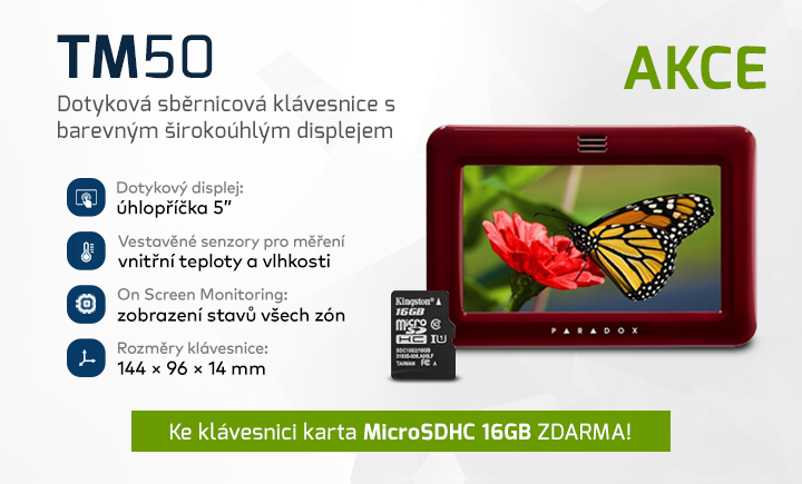 |  Dotyková klávesnice TM50  |