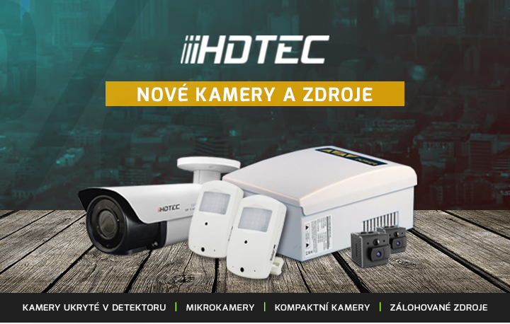 |  Nové kamery a zdroje HDTEC  |