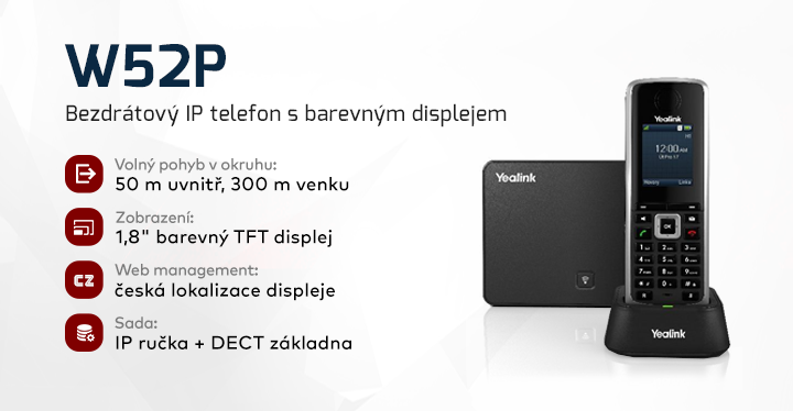 |  Bezdrátový IP telefon  |