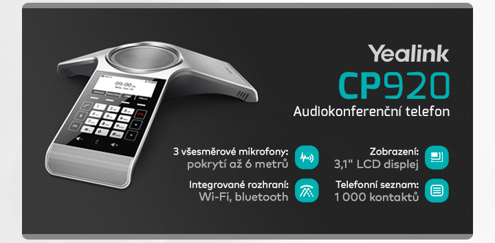 |  Audiokonferenční telefon CP920  |