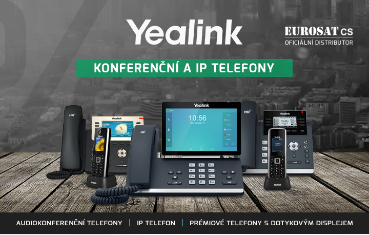 |  Konferenční a VoIP telefony Yealink  |