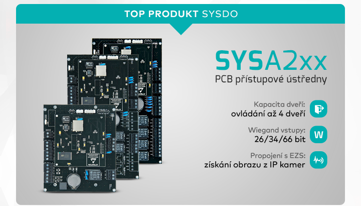 |  SYSA2xx - PCB přístupové ústředny  |