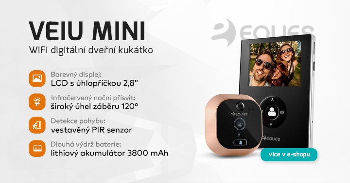 |  Veiu Mini - WiFi digitální kukátko  |