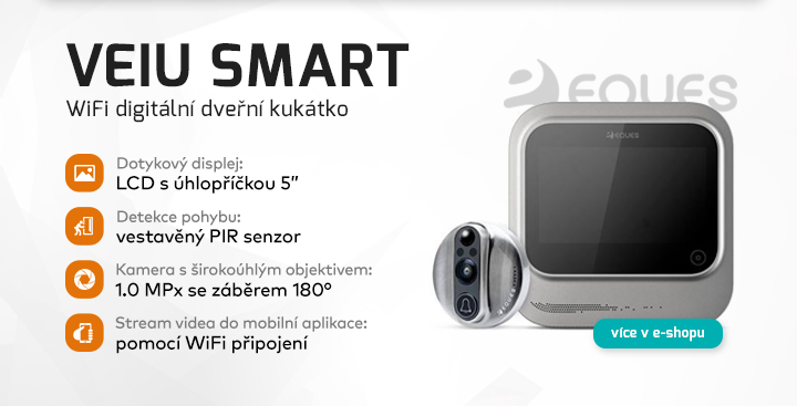 |  Veiu Smart - WiFi digitální kukátko  |