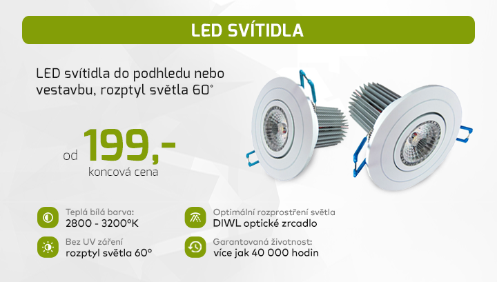 |  LED svítidla do podhledu  |