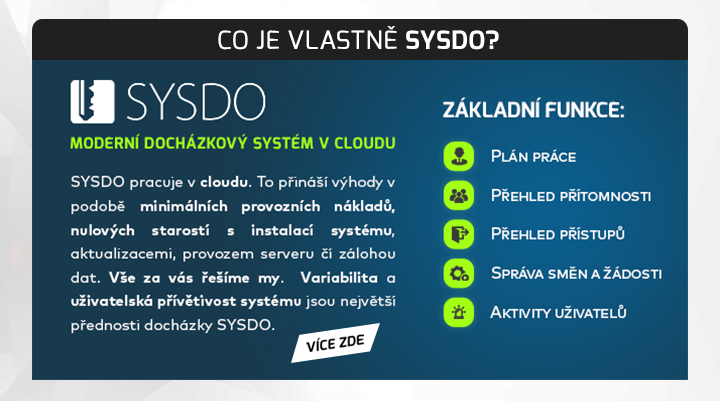 |  Docházkový systém SYSDO  |
