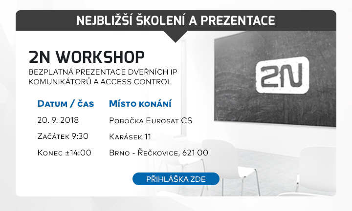 |  Nejbližší prezentace a školení |